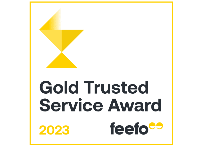 Feefo Gold Trusted Service Award