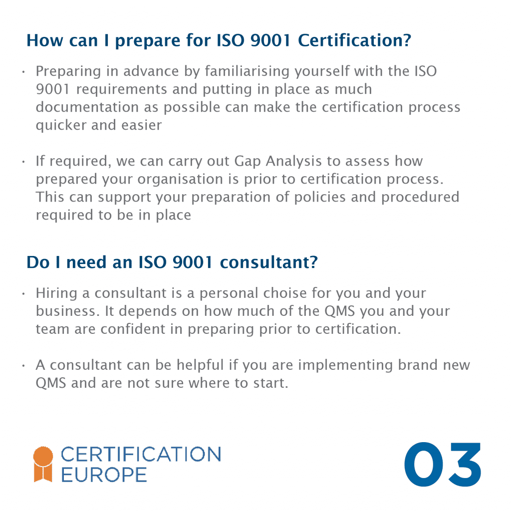 How to get ISO 9001 Certification - 3
