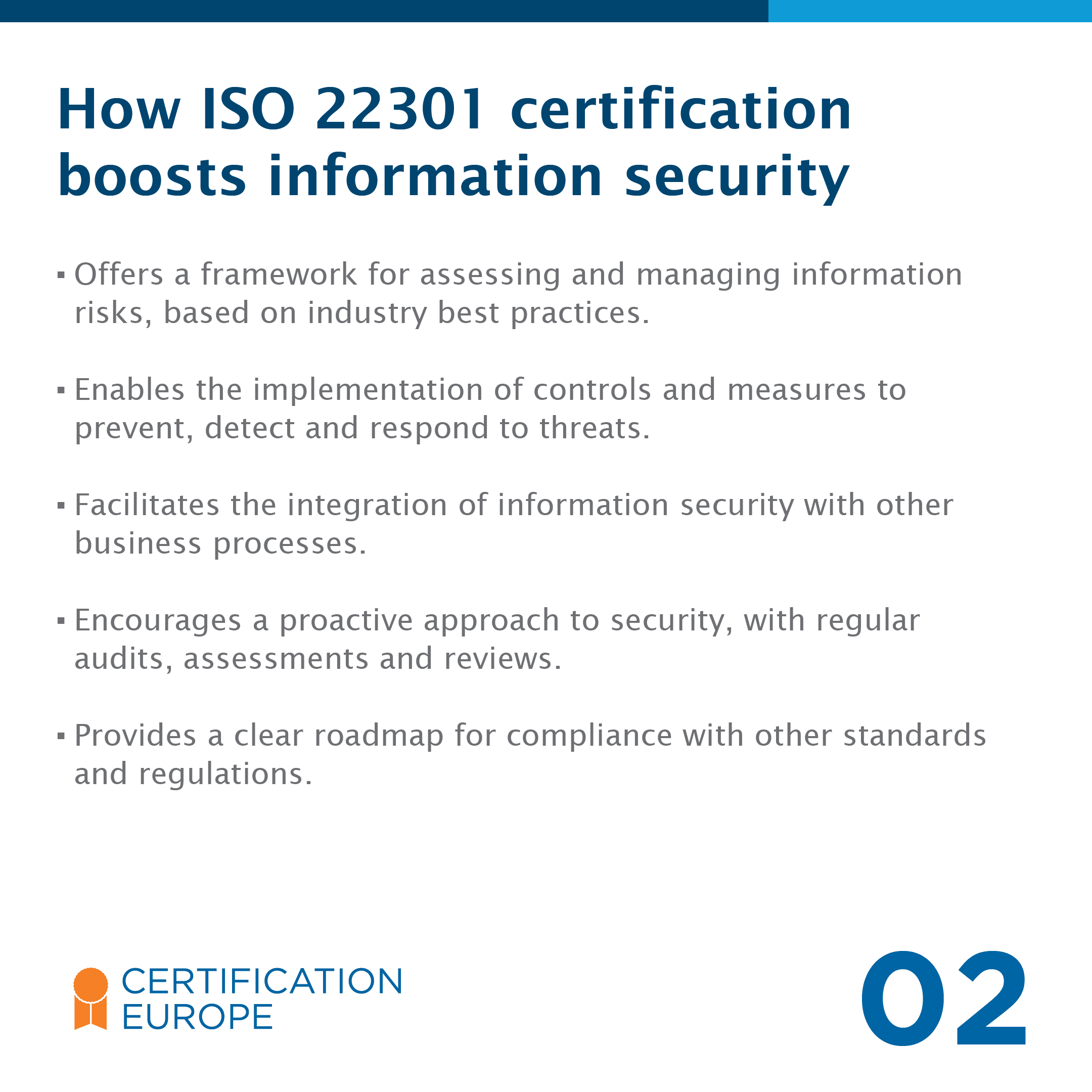 Key benefits of ISO 22301 Certification - 2