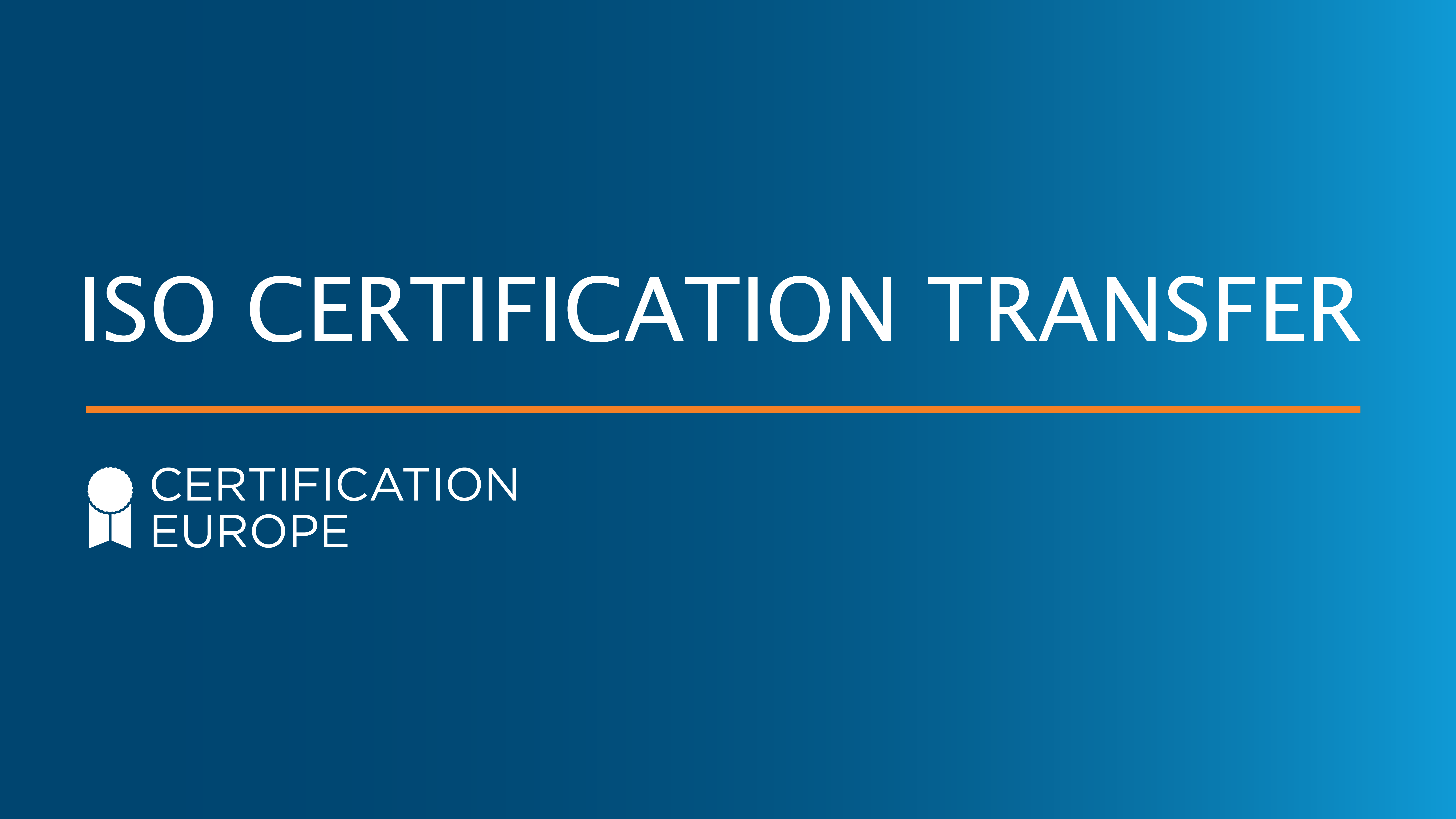 ISO Certification Transfer