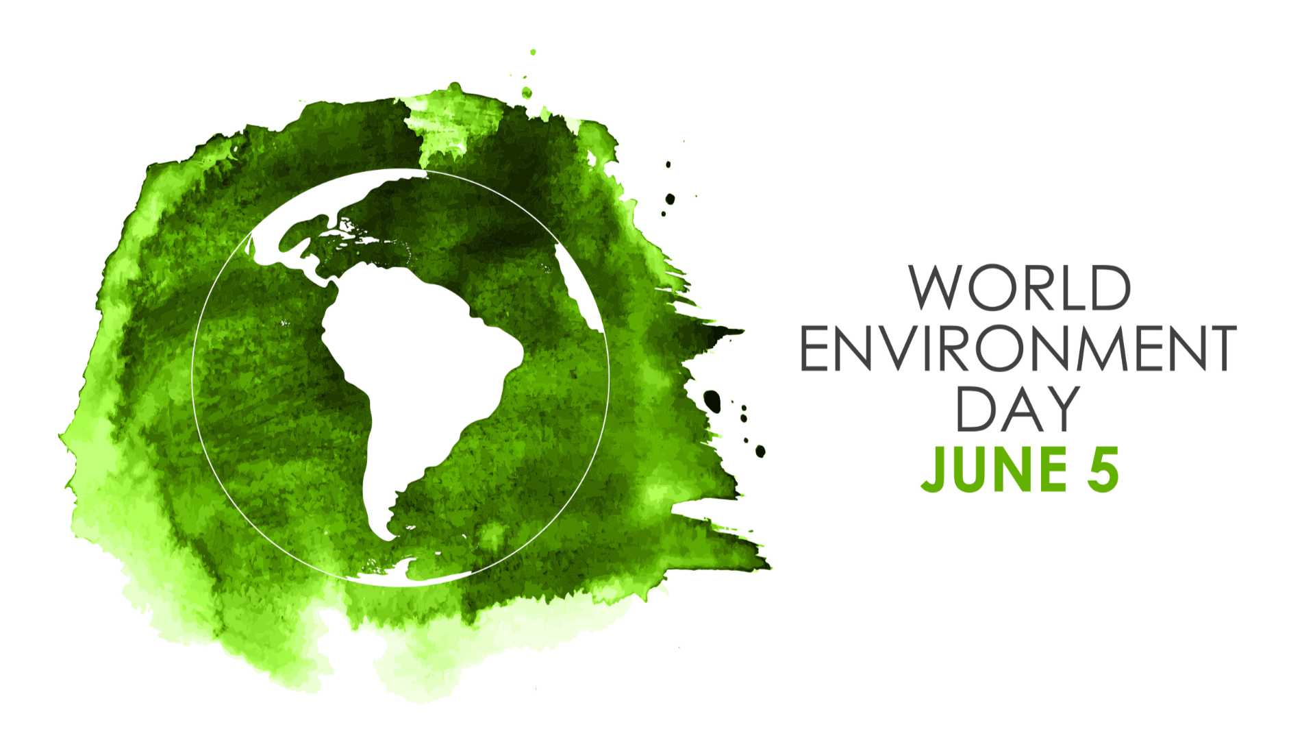world environment day - june 5 - logo and infographic