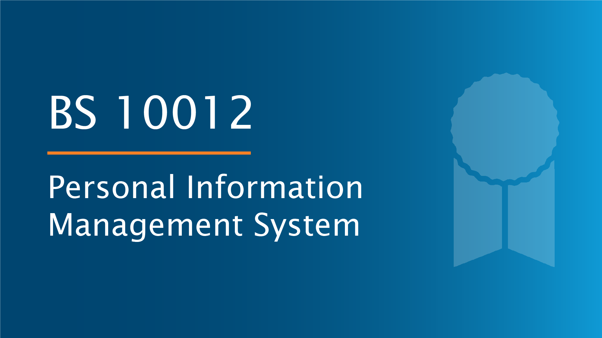 Personal Information Management System - BS 10012