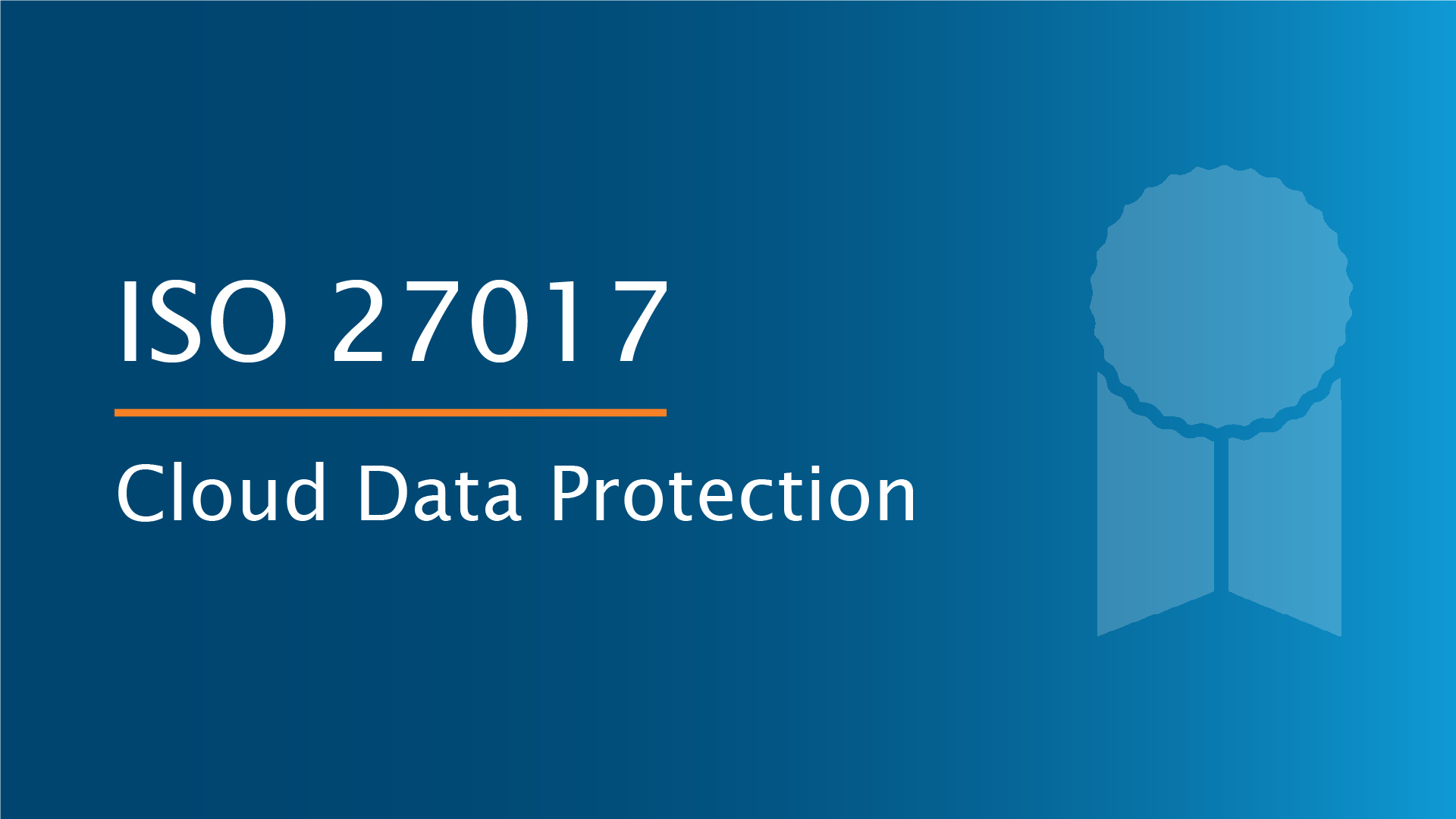 ISO 27017 - Clour data protection
