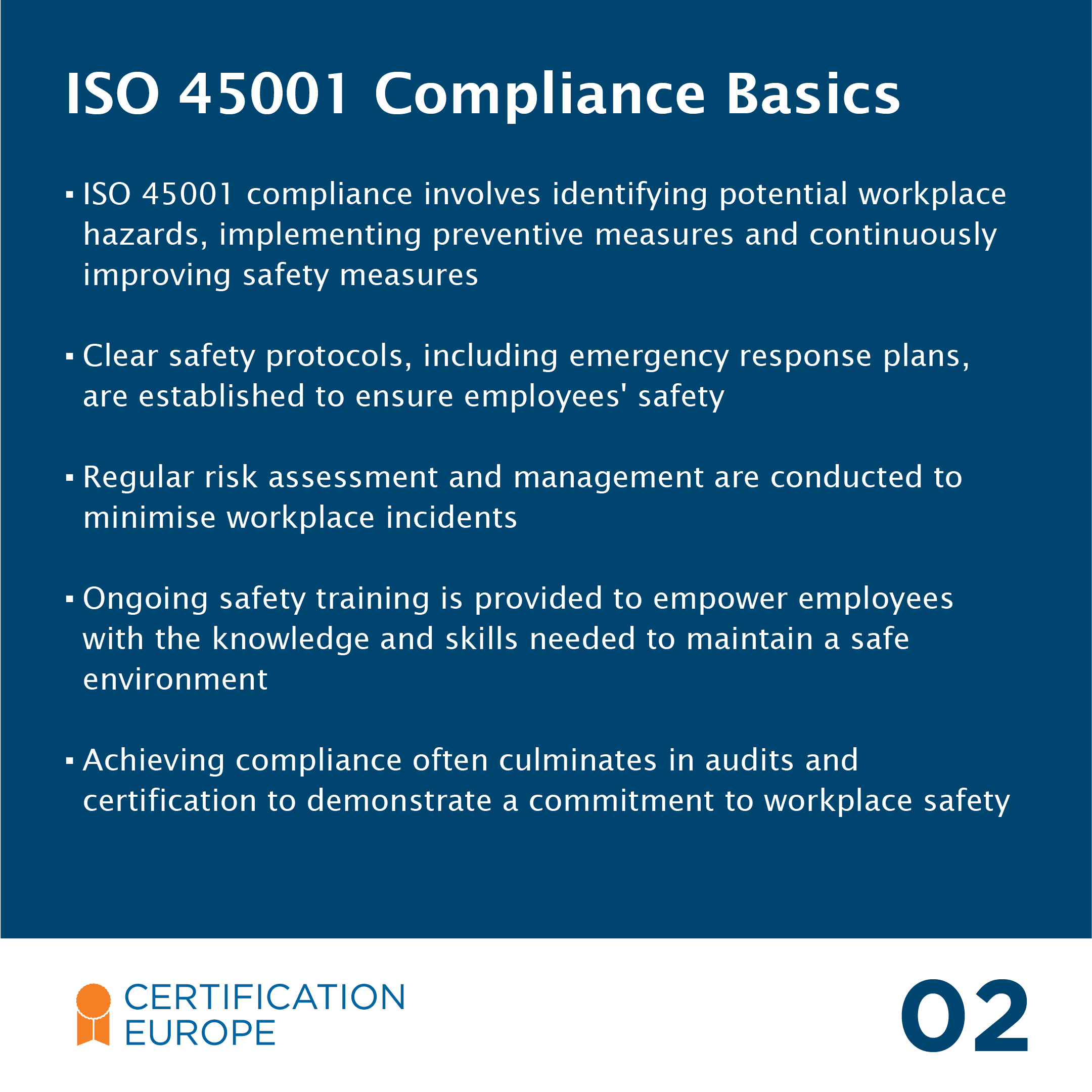 ISO 45001 Compliance basics
