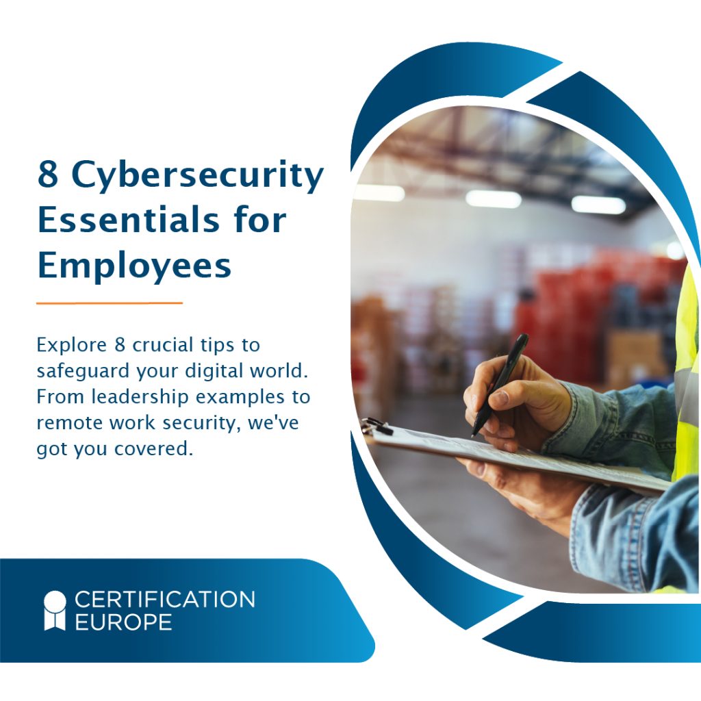 8 Cybersecurity essentials for employees